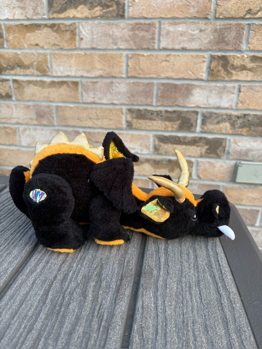 2/$20 Retired Webkinz GANZ Lava dragon plush 2009 plush - GUC